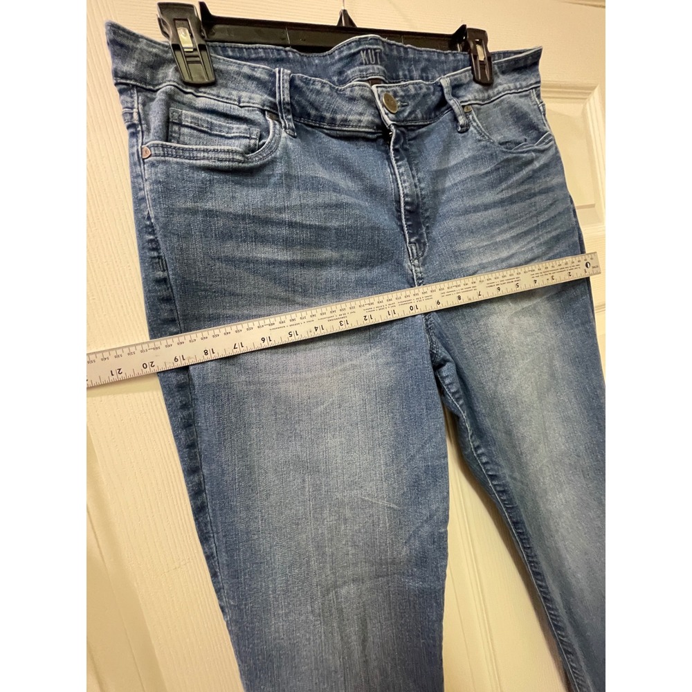 Kut from the Kloth Jeans Womens 16 Blue Stretch Straight Leg Denim - Picture 8 of 17